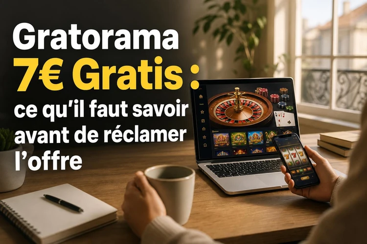 Gratorama 7€ Gratis: ce qu'il faut savoir avant de réclamer l'offre
