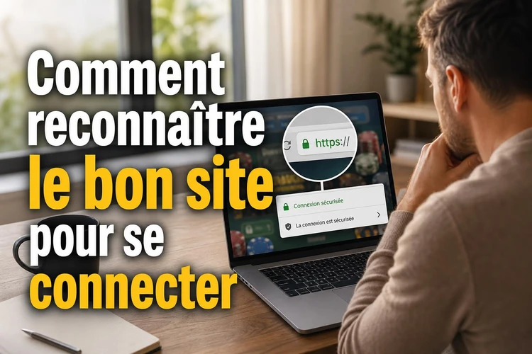 Comment reconnaître le bon site pour se connecter